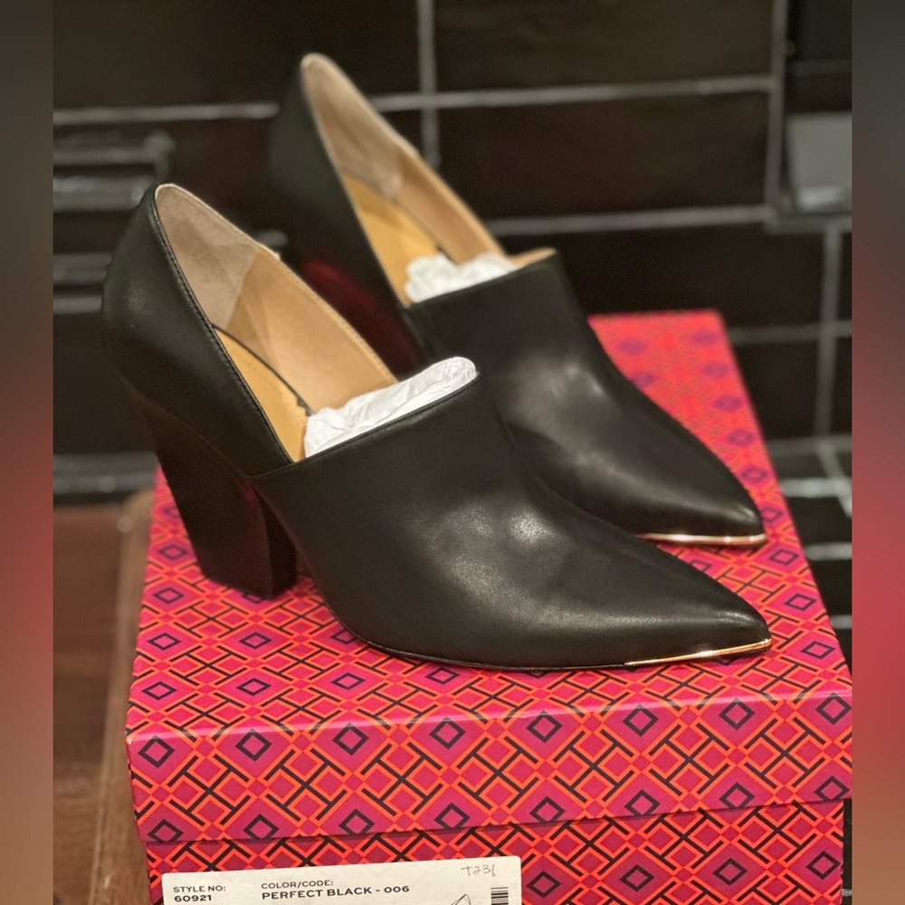 ❌sold❌ Tory Burch Lila 90mm Leather Ankle Booties ⭐️Size 9.5 | Retail ~$498
